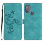 Custodia per telefono in pelle con motivo a farfalla in rilievo, For Motorola Moto G10 / G20 / G30, For Motorola Moto G50, For Motorola Moto G9 / G9 Play / E7 Plus, For Motorola Moto E 2020