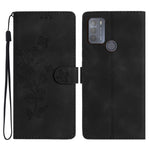 Custodia per telefono in pelle con motivo a farfalla in rilievo, For Motorola Moto G10 / G20 / G30, For Motorola Moto G50, For Motorola Moto G9 / G9 Play / E7 Plus, For Motorola Moto E 2020
