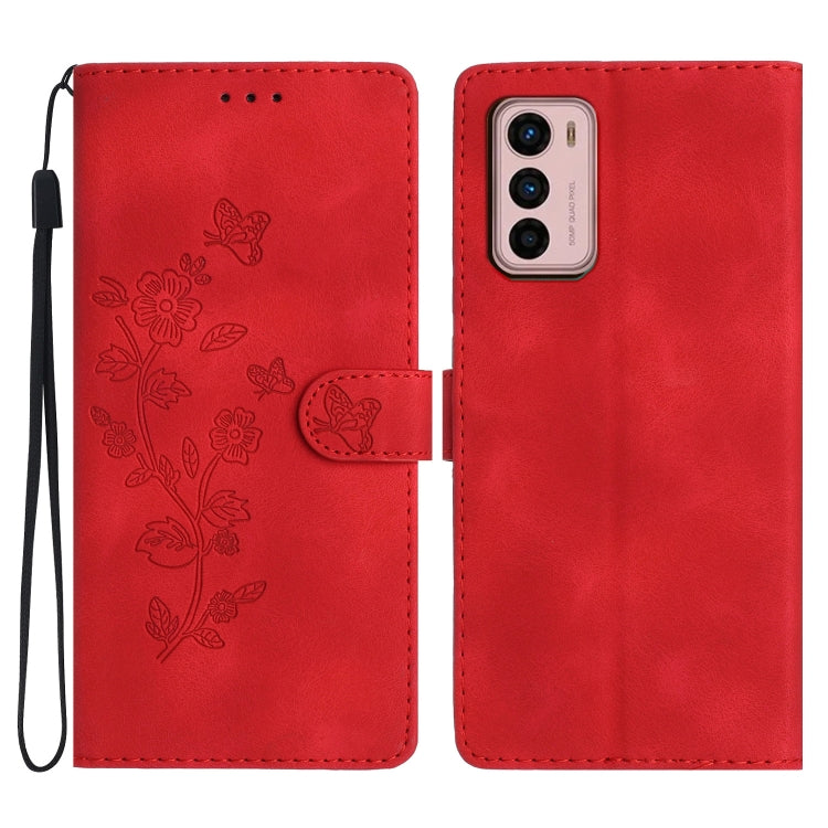 Custodia per telefono in pelle con motivo a farfalla in rilievo, For Motorola Moto G42, For Motorola Moto G62 5G, For Motorola Moto E32, For Motorola Moto G52