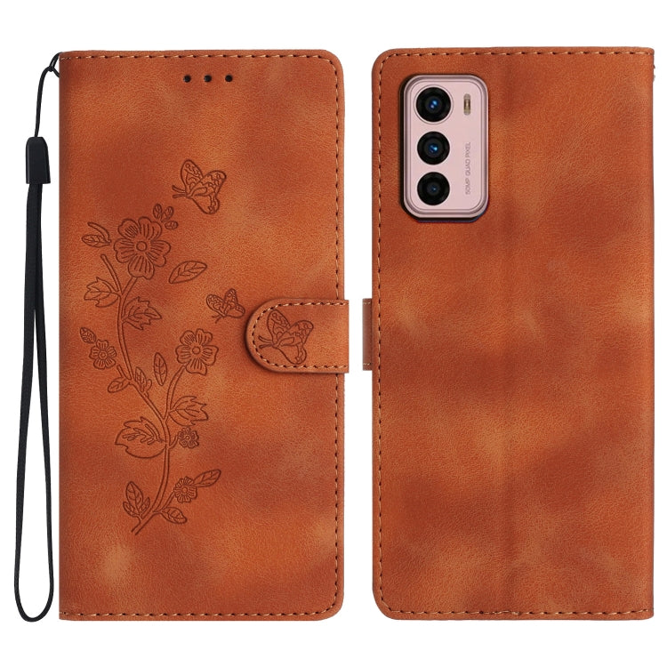 Custodia per telefono in pelle con motivo a farfalla in rilievo, For Motorola Moto G42, For Motorola Moto G62 5G, For Motorola Moto E32, For Motorola Moto G52