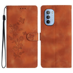 Custodia per telefono in pelle con motivo a farfalla in rilievo, For Motorola Moto G22, For Motorola Moto E20 / E30 / E40, For Motorola Moto G31 / G41, For Motorola Moto G60 / G40 Fusion