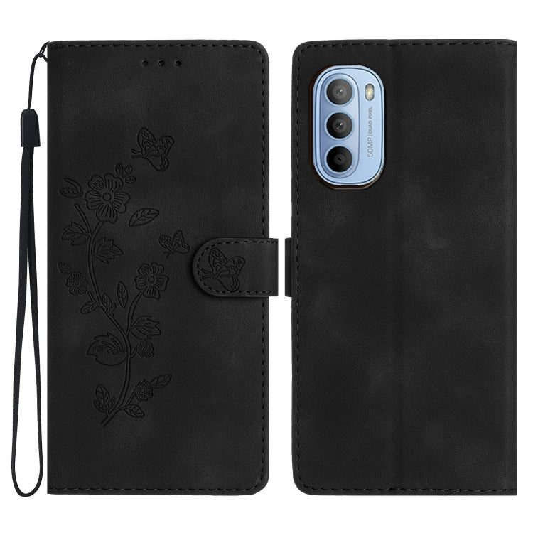 Custodia per telefono in pelle con motivo a farfalla in rilievo, For Motorola Moto G22, For Motorola Moto E20 / E30 / E40, For Motorola Moto G31 / G41, For Motorola Moto G60 / G40 Fusion