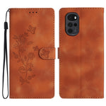 Custodia per telefono in pelle con motivo a farfalla in rilievo, For Motorola Moto G22, For Motorola Moto E20 / E30 / E40, For Motorola Moto G31 / G41, For Motorola Moto G60 / G40 Fusion