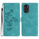 Custodia per telefono in pelle con motivo a farfalla in rilievo, For Motorola Moto G22, For Motorola Moto E20 / E30 / E40, For Motorola Moto G31 / G41, For Motorola Moto G60 / G40 Fusion