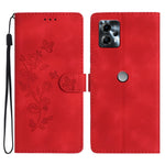 Custodia per telefono in pelle con motivo a farfalla in rilievo, For Motorola Moto G13, For Motorola Moto E13, For Motorola Moto G73, For Motorola Moto E22