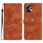 Custodia per telefono in pelle con motivo a farfalla in rilievo, For Motorola Moto G13, For Motorola Moto E13, For Motorola Moto G73, For Motorola Moto E22