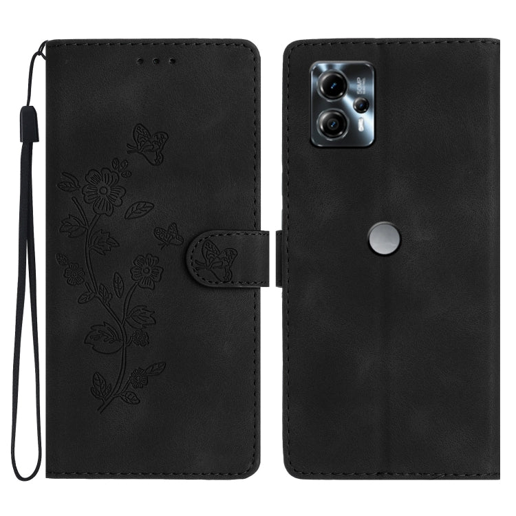 Custodia per telefono in pelle con motivo a farfalla in rilievo, For Motorola Moto G13, For Motorola Moto E13, For Motorola Moto G73, For Motorola Moto E22