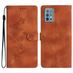 Custodia per telefono in pelle con motivo a farfalla in rilievo, For Motorola Moto G10 / G20 / G30, For Motorola Moto G50, For Motorola Moto G9 / G9 Play / E7 Plus, For Motorola Moto E 2020