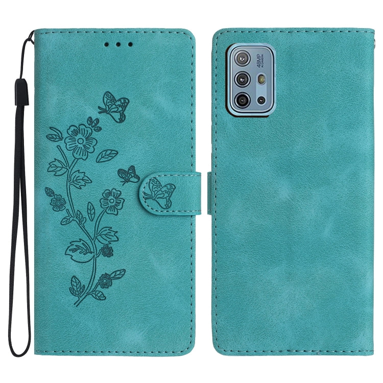 Custodia per telefono in pelle con motivo a farfalla in rilievo, For Motorola Moto G10 / G20 / G30, For Motorola Moto G50, For Motorola Moto G9 / G9 Play / E7 Plus, For Motorola Moto E 2020