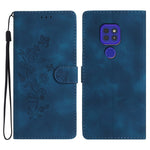 Custodia per telefono in pelle con motivo a farfalla in rilievo, For Motorola Moto G10 / G20 / G30, For Motorola Moto G50, For Motorola Moto G9 / G9 Play / E7 Plus, For Motorola Moto E 2020