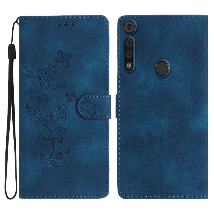 Custodia per telefono in pelle con motivo a farfalla in rilievo, For Motorola Edge+ 2020, For Motorola Moto E6 Play, For Motorola Moto G8 Play, For Motorola One Action