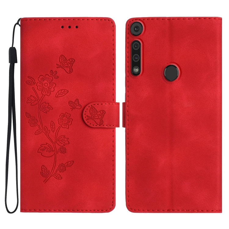 Custodia per telefono in pelle con motivo a farfalla in rilievo, For Motorola Edge+ 2020, For Motorola Moto E6 Play, For Motorola Moto G8 Play, For Motorola One Action