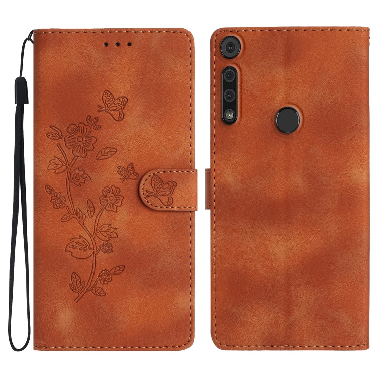 Custodia per telefono in pelle con motivo a farfalla in rilievo, For Motorola Edge+ 2020, For Motorola Moto E6 Play, For Motorola Moto G8 Play, For Motorola One Action