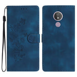 Custodia per telefono in pelle con motivo a farfalla in rilievo, For Motorola Moto P40 Power, For Motorola Moto G7 Power