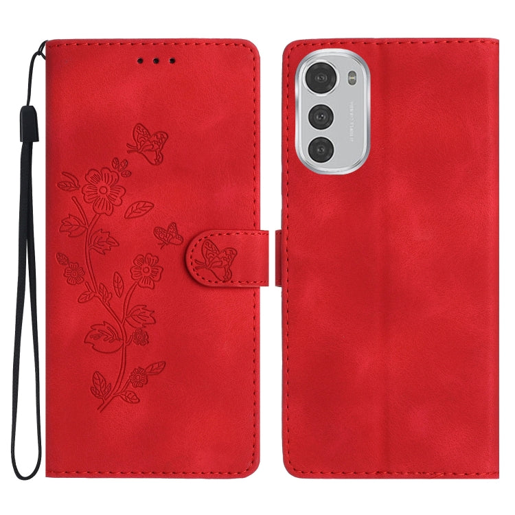 Custodia per telefono in pelle con motivo a farfalla in rilievo, For Motorola Moto G42, For Motorola Moto G62 5G, For Motorola Moto E32, For Motorola Moto G52