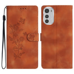 Custodia per telefono in pelle con motivo a farfalla in rilievo, For Motorola Moto G42, For Motorola Moto G62 5G, For Motorola Moto E32, For Motorola Moto G52