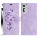 Custodia per telefono in pelle con motivo a farfalla in rilievo, For Motorola Moto G42, For Motorola Moto G62 5G, For Motorola Moto E32, For Motorola Moto G52