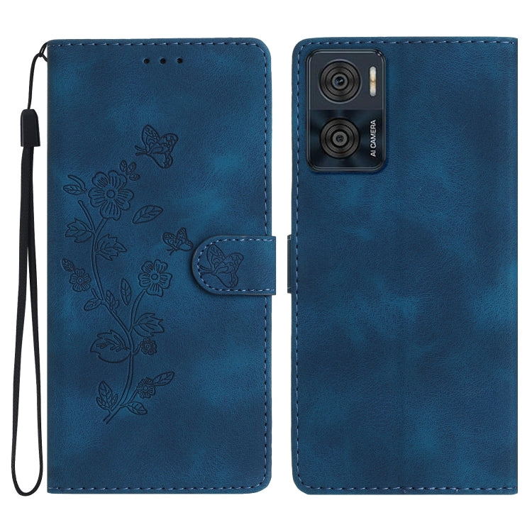 Custodia per telefono in pelle con motivo a farfalla in rilievo, For Motorola Moto G13, For Motorola Moto E13, For Motorola Moto G73, For Motorola Moto E22