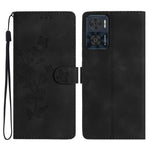 Custodia per telefono in pelle con motivo a farfalla in rilievo, For Motorola Moto G13, For Motorola Moto E13, For Motorola Moto G73, For Motorola Moto E22