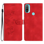 Custodia per telefono in pelle con motivo a farfalla in rilievo, For Motorola Moto G22, For Motorola Moto E20 / E30 / E40, For Motorola Moto G31 / G41, For Motorola Moto G60 / G40 Fusion