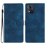 Custodia per telefono in pelle con motivo a farfalla in rilievo, For Motorola Moto G13, For Motorola Moto E13, For Motorola Moto G73, For Motorola Moto E22