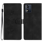 Custodia per telefono in pelle con motivo a farfalla in rilievo, For Motorola Moto G13, For Motorola Moto E13, For Motorola Moto G73, For Motorola Moto E22