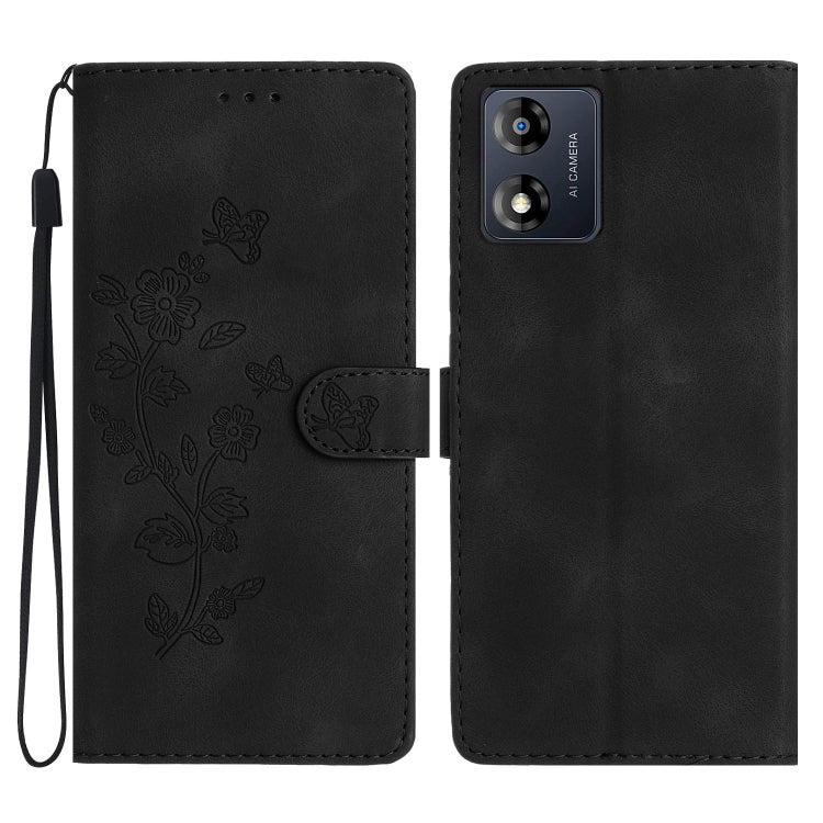 Custodia per telefono in pelle con motivo a farfalla in rilievo, For Motorola Moto G13, For Motorola Moto E13, For Motorola Moto G73, For Motorola Moto E22