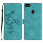 Custodia per telefono in pelle con motivo a farfalla in rilievo, For Motorola Edge+ 2020, For Motorola Moto E6 Play, For Motorola Moto G8 Play, For Motorola One Action