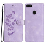 Custodia per telefono in pelle con motivo a farfalla in rilievo, For Motorola Edge+ 2020, For Motorola Moto E6 Play, For Motorola Moto G8 Play, For Motorola One Action