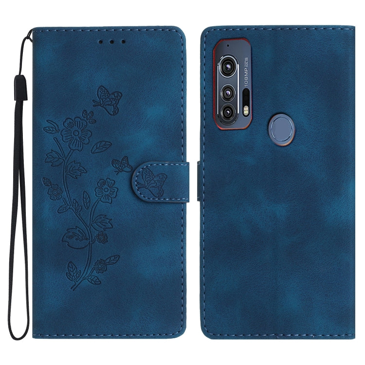 Custodia per telefono in pelle con motivo a farfalla in rilievo, For Motorola Edge+ 2020, For Motorola Moto E6 Play, For Motorola Moto G8 Play, For Motorola One Action