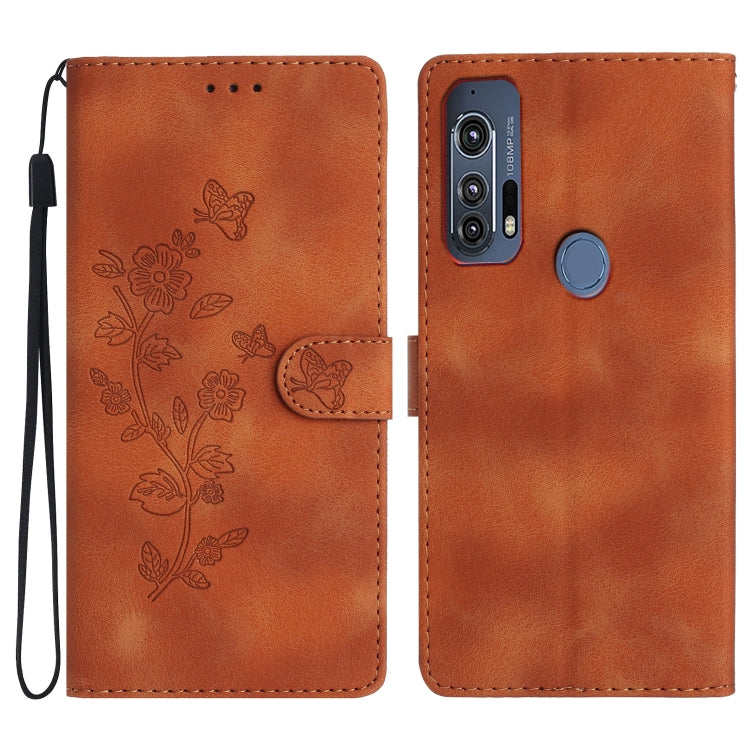 Custodia per telefono in pelle con motivo a farfalla in rilievo, For Motorola Edge+ 2020, For Motorola Moto E6 Play, For Motorola Moto G8 Play, For Motorola One Action