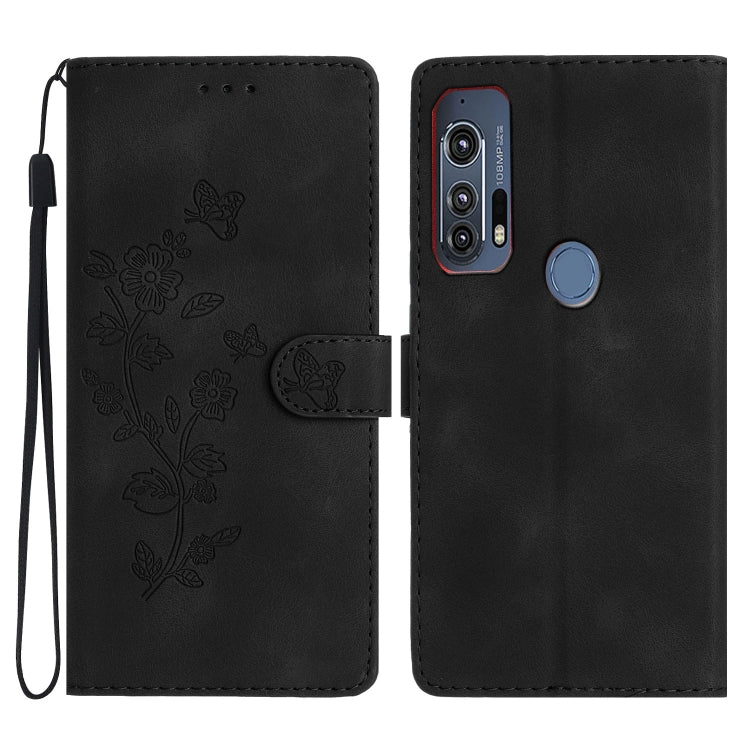 Custodia per telefono in pelle con motivo a farfalla in rilievo, For Motorola Edge+ 2020, For Motorola Moto E6 Play, For Motorola Moto G8 Play, For Motorola One Action