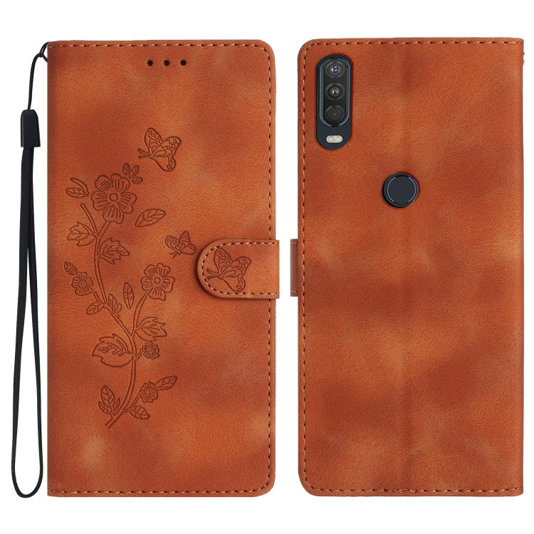 Custodia per telefono in pelle con motivo a farfalla in rilievo, For Motorola Edge+ 2020, For Motorola Moto E6 Play, For Motorola Moto G8 Play, For Motorola One Action
