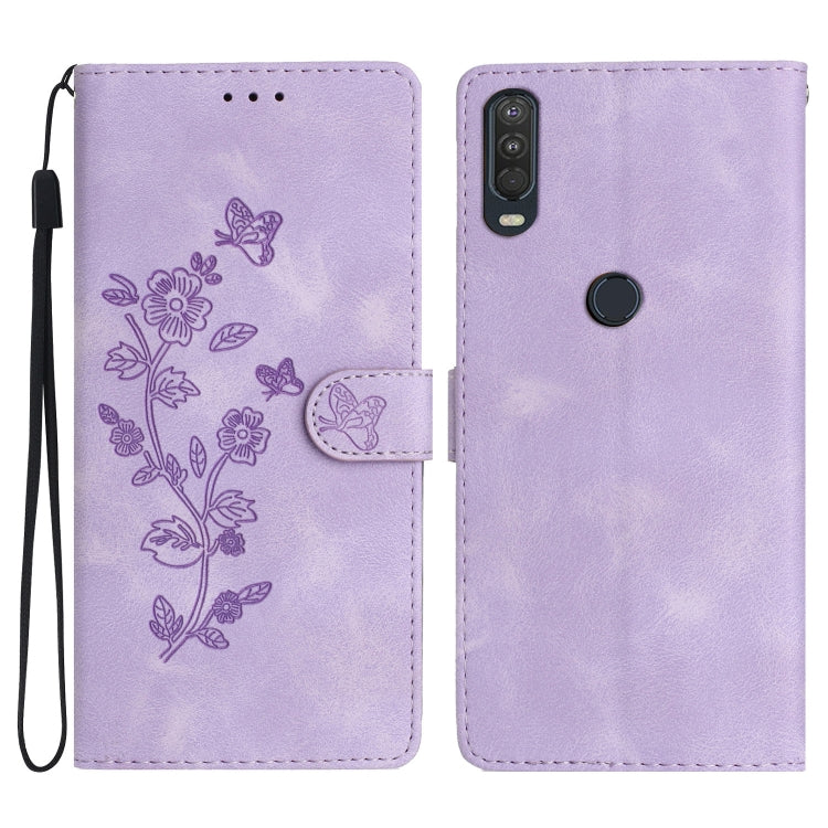 Custodia per telefono in pelle con motivo a farfalla in rilievo, For Motorola Edge+ 2020, For Motorola Moto E6 Play, For Motorola Moto G8 Play, For Motorola One Action