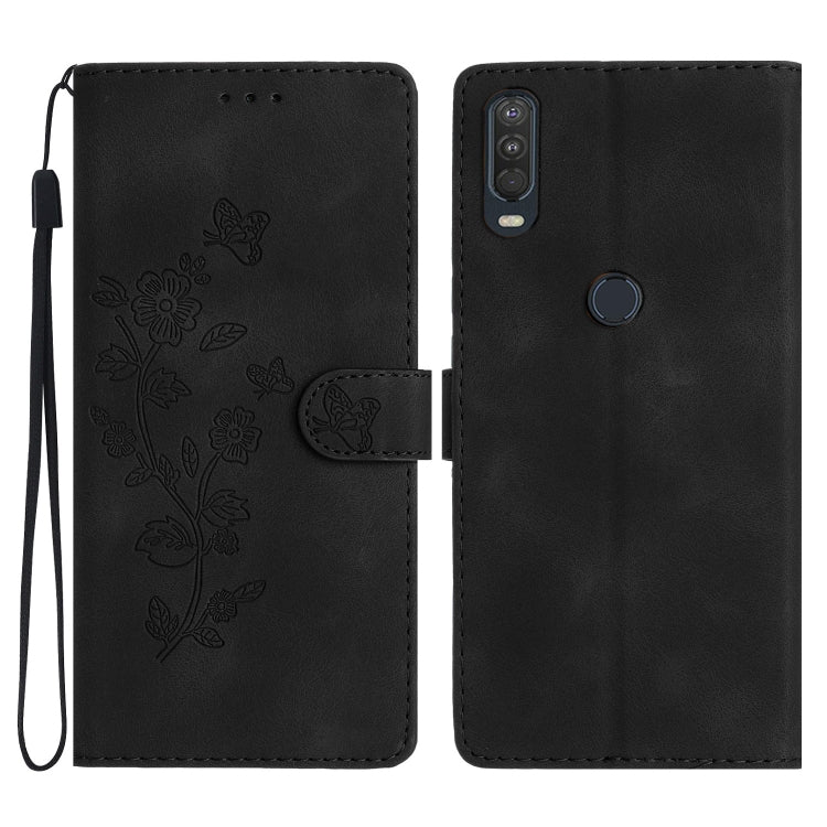 Custodia per telefono in pelle con motivo a farfalla in rilievo, For Motorola Edge+ 2020, For Motorola Moto E6 Play, For Motorola Moto G8 Play, For Motorola One Action
