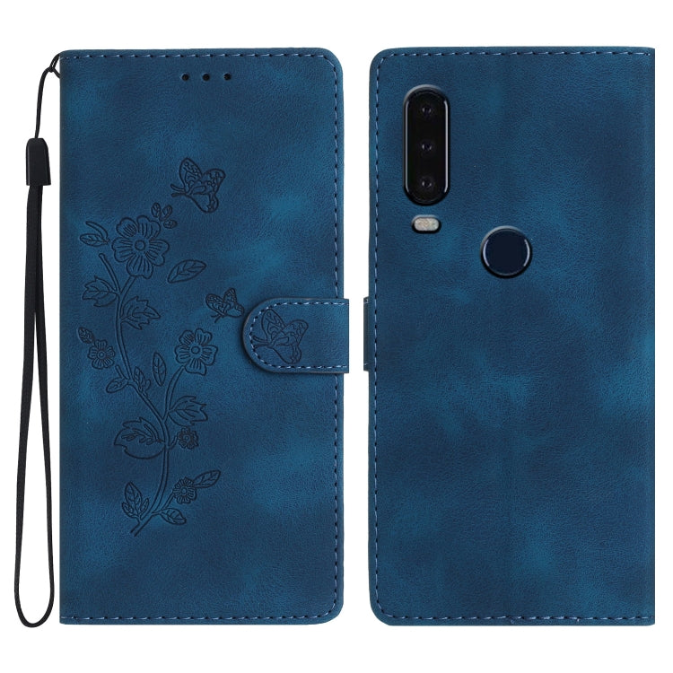 Custodia per telefono in pelle con motivo a farfalla in rilievo, For Motorola Moto P40 Power, For Motorola Moto G7 Power