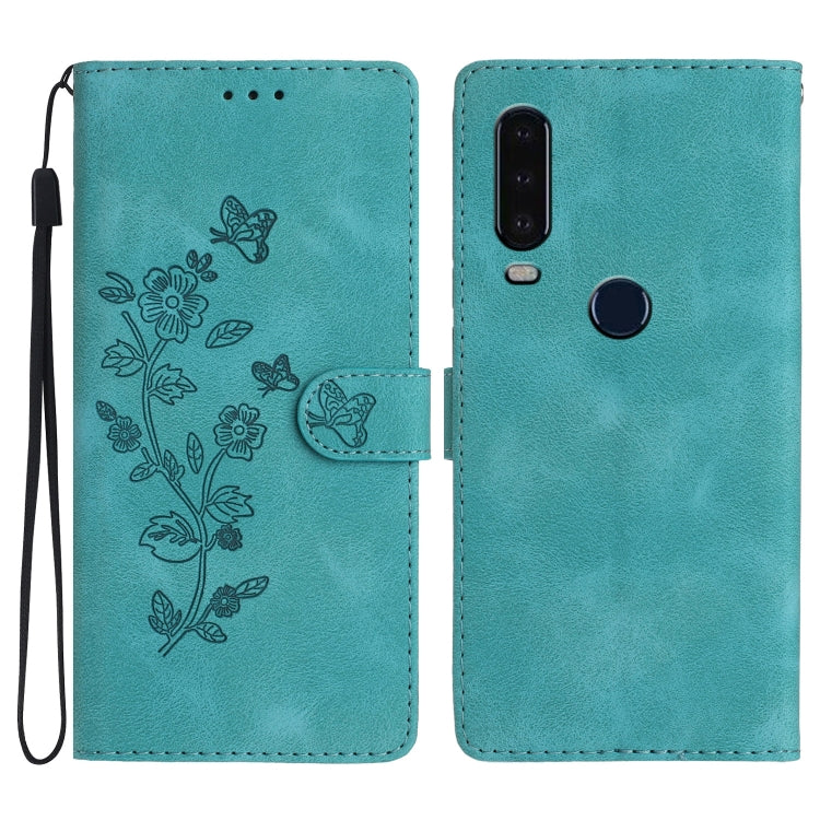 Custodia per telefono in pelle con motivo a farfalla in rilievo, For Motorola Moto P40 Power, For Motorola Moto G7 Power