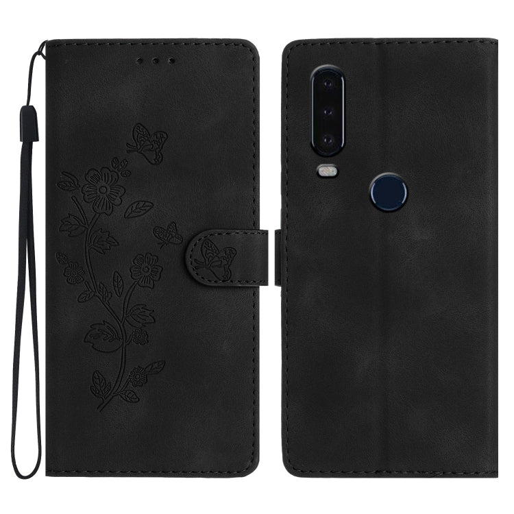 Custodia per telefono in pelle con motivo a farfalla in rilievo, For Motorola Moto P40 Power, For Motorola Moto G7 Power