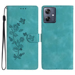 Custodia per telefono in pelle con motivo a farfalla in rilievo, For Motorola Moto G84 5G, For Motorola Moto G54 5G, For Motorola Moto G14 4G, For Motorola Edge 40