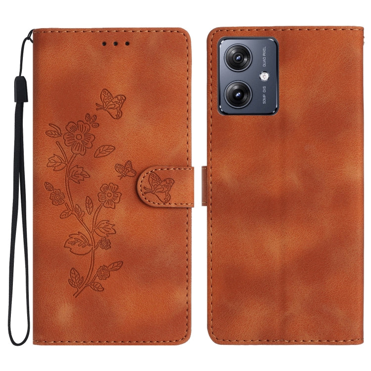 Custodia per telefono in pelle con motivo a farfalla in rilievo, For Motorola Moto G84 5G, For Motorola Moto G54 5G, For Motorola Moto G14 4G, For Motorola Edge 40