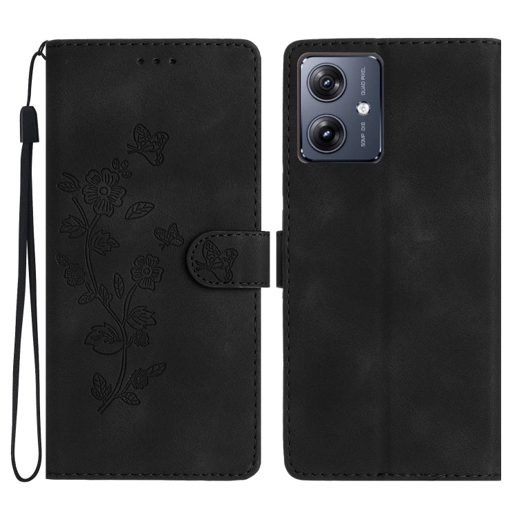 Custodia per telefono in pelle con motivo a farfalla in rilievo, For Motorola Moto G84 5G, For Motorola Moto G54 5G, For Motorola Moto G14 4G, For Motorola Edge 40
