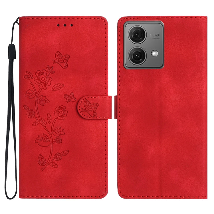Custodia per telefono in pelle con motivo a farfalla in rilievo, For Motorola Moto G84 5G, For Motorola Moto G54 5G, For Motorola Moto G14 4G, For Motorola Edge 40