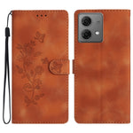 Custodia per telefono in pelle con motivo a farfalla in rilievo, For Motorola Moto G84 5G, For Motorola Moto G54 5G, For Motorola Moto G14 4G, For Motorola Edge 40