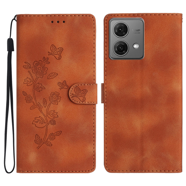 Custodia per telefono in pelle con motivo a farfalla in rilievo, For Motorola Moto G84 5G, For Motorola Moto G54 5G, For Motorola Moto G14 4G, For Motorola Edge 40