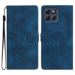 Custodia in pelle con motivo farfalla per Motorola Moto G57 5G