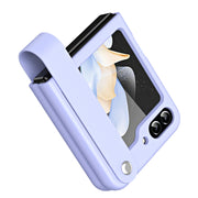 Custodia in pelle con cinturino per Samsung Galaxy Z Flip5