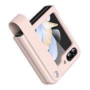 Custodia in pelle con cinturino per Samsung Galaxy Z Flip5