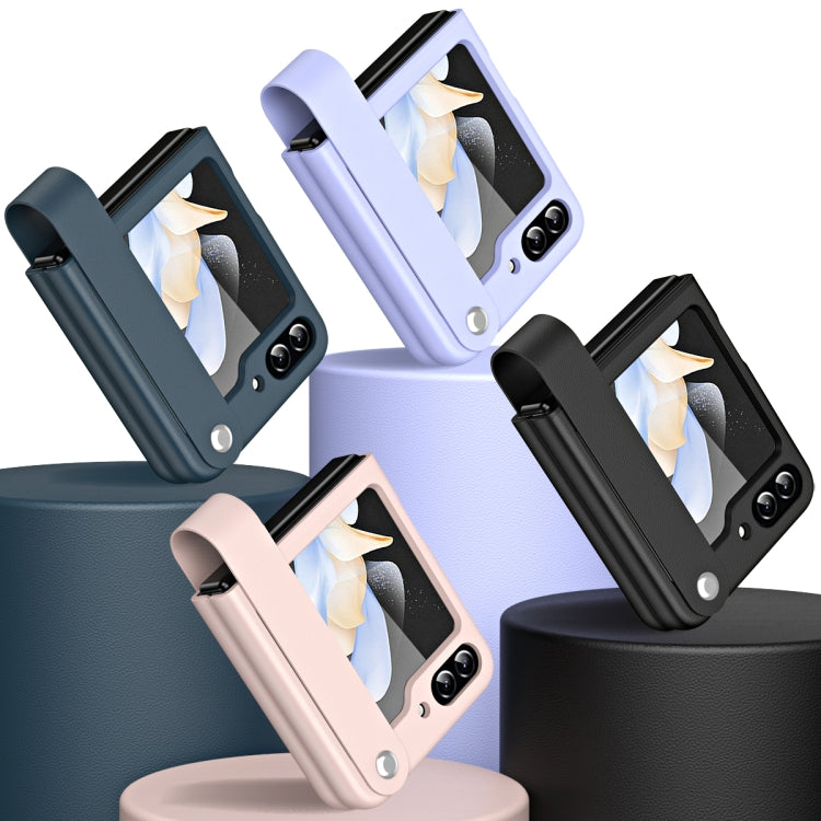 Custodia in pelle con cinturino per Samsung Galaxy Z Flip5