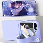 Custodia in pelle con cinturino per Samsung Galaxy Z Flip5