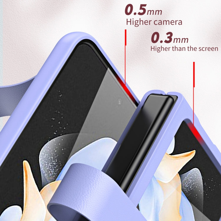 Custodia in pelle con cinturino per Samsung Galaxy Z Flip5